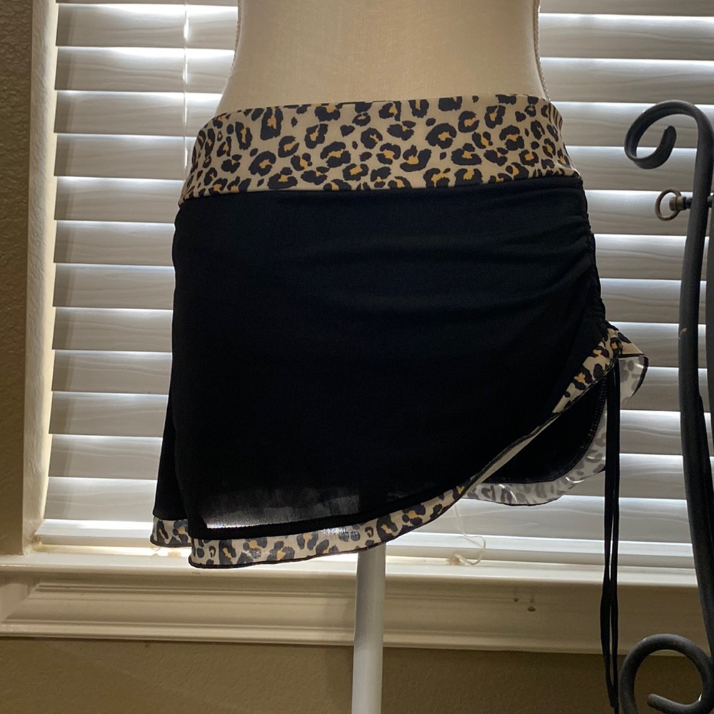 Leopard tankini skirt set - Picture 2 of 9